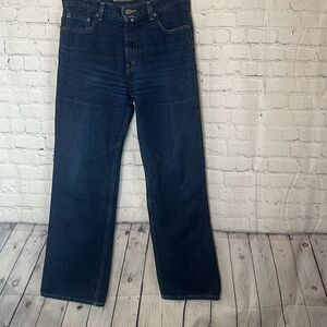 Nautica Womens Flare Jeans size 10/31 Dark Wash 100% Cotton